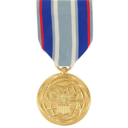 Full Size Medal: Air Force Air and Space Campaign - 24k Gold Plated - Hooyah Woodworks LLC