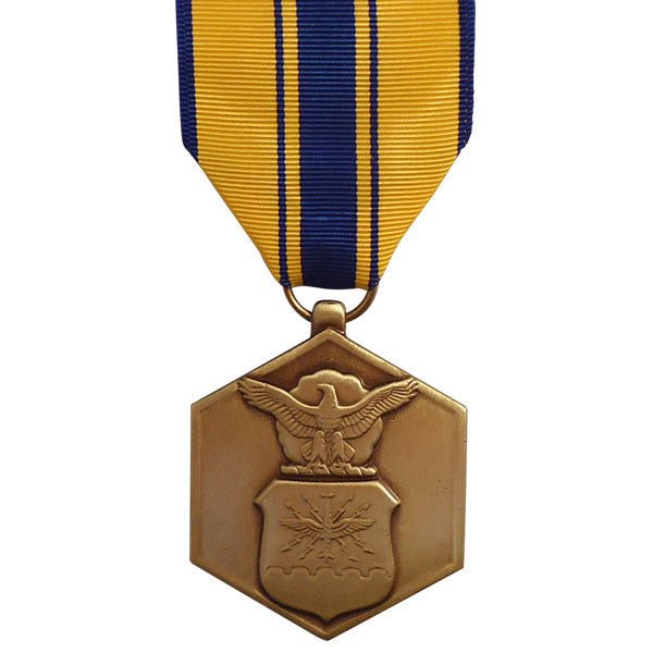 Full Size Medal: Air Force Commendation - Hooyah Woodworks LLC