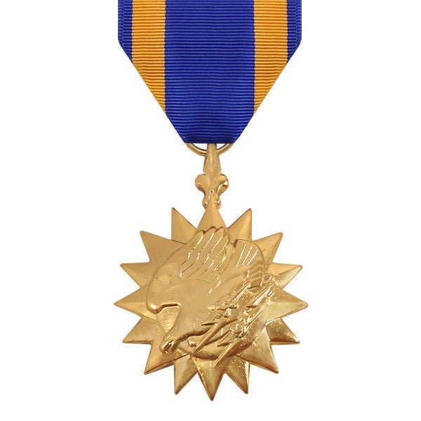 Full Size Medal: Air Medal - 24k Gold Plated - Hooyah Woodworks LLC