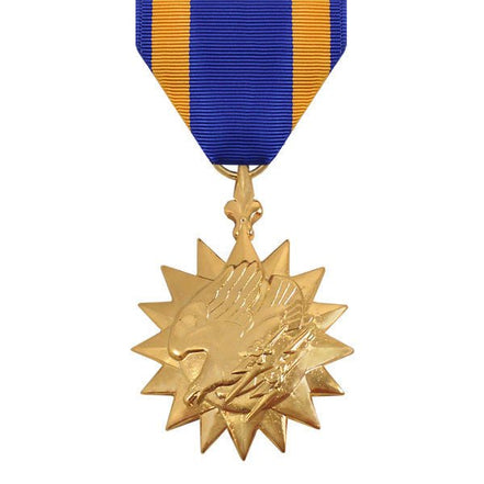 Full Size Medal: Air Medal - 24k Gold Plated - Hooyah Woodworks LLC