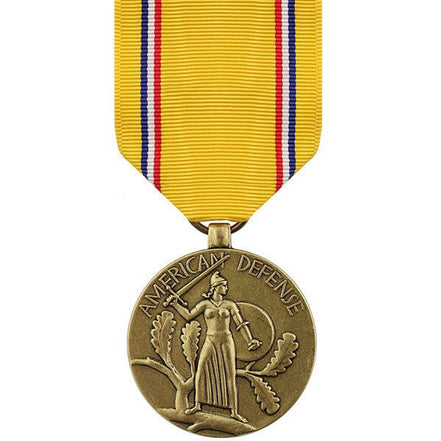 Full Size Medal: American Defense Service - Hooyah Woodworks LLC