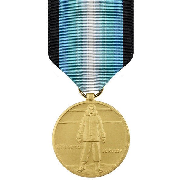 Full Size Medal: Antarctica Service - Hooyah Woodworks LLC
