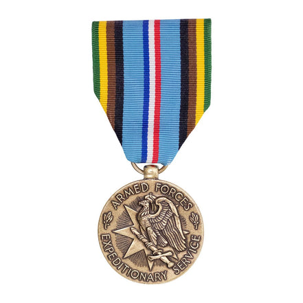 Full Size Medal: Armed Forces Expeditionary - Hooyah Woodworks LLC