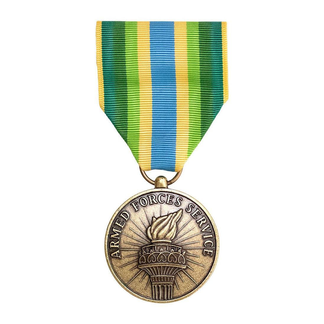 Full Size Medal: Armed Forces Service Medal - Hooyah Woodworks LLC