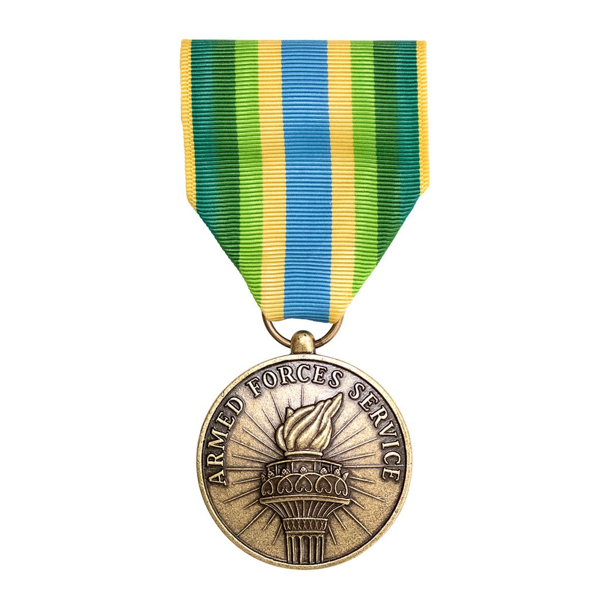 Full Size Medal: Armed Forces Service Medal - Hooyah Woodworks LLC