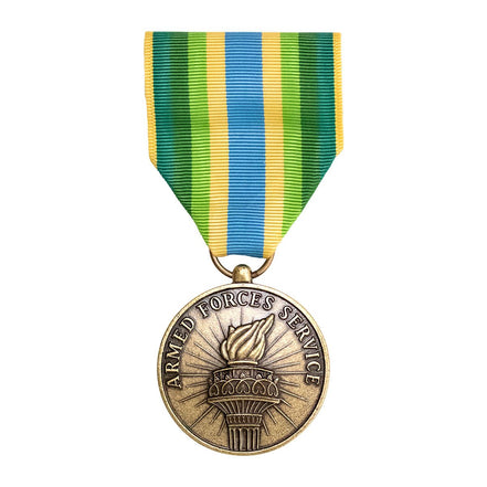 Full Size Medal: Armed Forces Service Medal - Hooyah Woodworks LLC