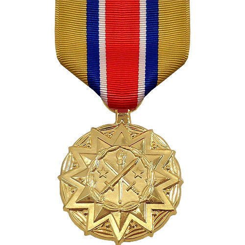 Full Size Medal: Army NATIONAL GUARD Reserve Component Achievement - 24k Gold Plated - Hooyah Woodworks LLC