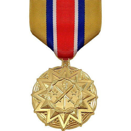 Full Size Medal: Army NATIONAL GUARD Reserve Component Achievement - 24k Gold Plated - Hooyah Woodworks LLC