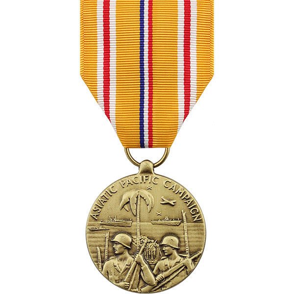Full Size Medal: Asiatic Pacific Campaign - Hooyah Woodworks LLC