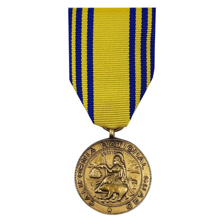 Full Size Medal: California National Guard Good Conduct Medal - Hooyah Woodworks LLC