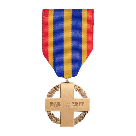 Full Size Medal: California National Guard Medal of Merit - Hooyah Woodworks LLC