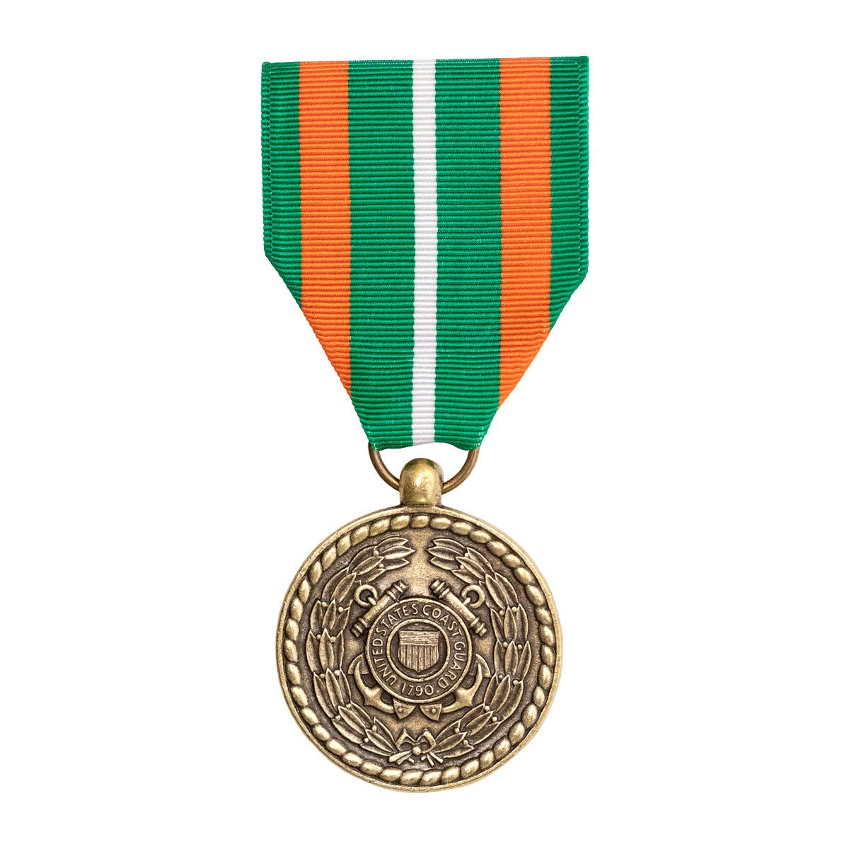 Full Size Medal: Coast Guard Achievement - Hooyah Woodworks LLC