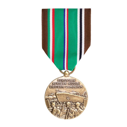 Full Size Medal: European African Middle East Campaign - Hooyah Woodworks LLC