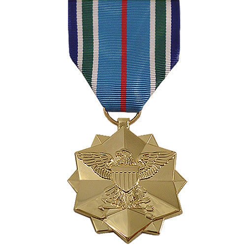 Full Size Medal: Joint Service Achievement - 24k Gold Plated - Hooyah Woodworks LLC