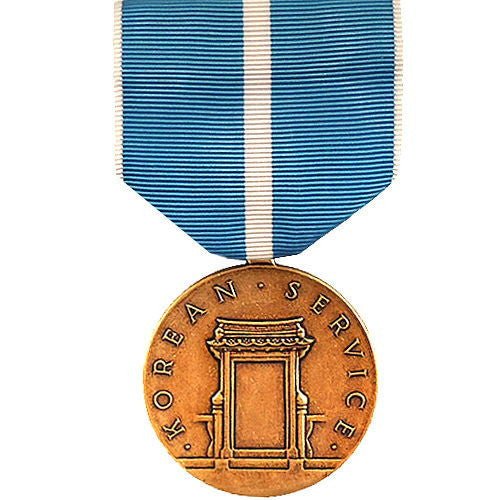 Full Size Medal: Korean Service - Hooyah Woodworks LLC
