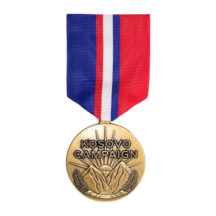 Full Size Medal: Kosovo Campaign Medal - Hooyah Woodworks LLC