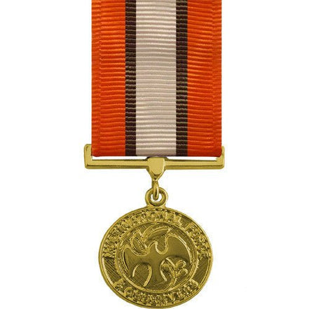 Full Size Medal: Multinational Force and Observer - 24k Gold Plated - Hooyah Woodworks LLC