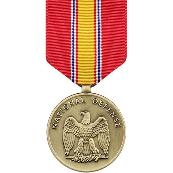 Full Size Medal: National Defense - Hooyah Woodworks LLC