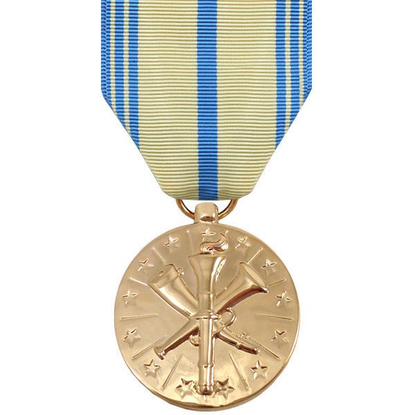 Full Size Medal: National Guard Armed Forces Reserve - 24k Gold Plated - Hooyah Woodworks LLC