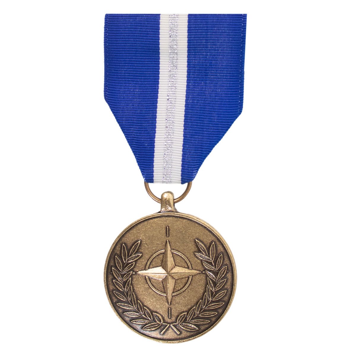 Full Size Medal: NATO Balkans Operation Non Article 5 Medal - Hooyah Woodworks LLC