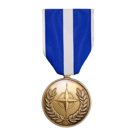 Full Size Medal: NATO Kosovo Medal - Hooyah Woodworks LLC