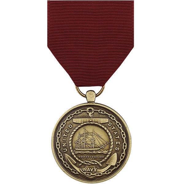 Full Size Medal: Navy Good Conduct - Hooyah Woodworks LLC