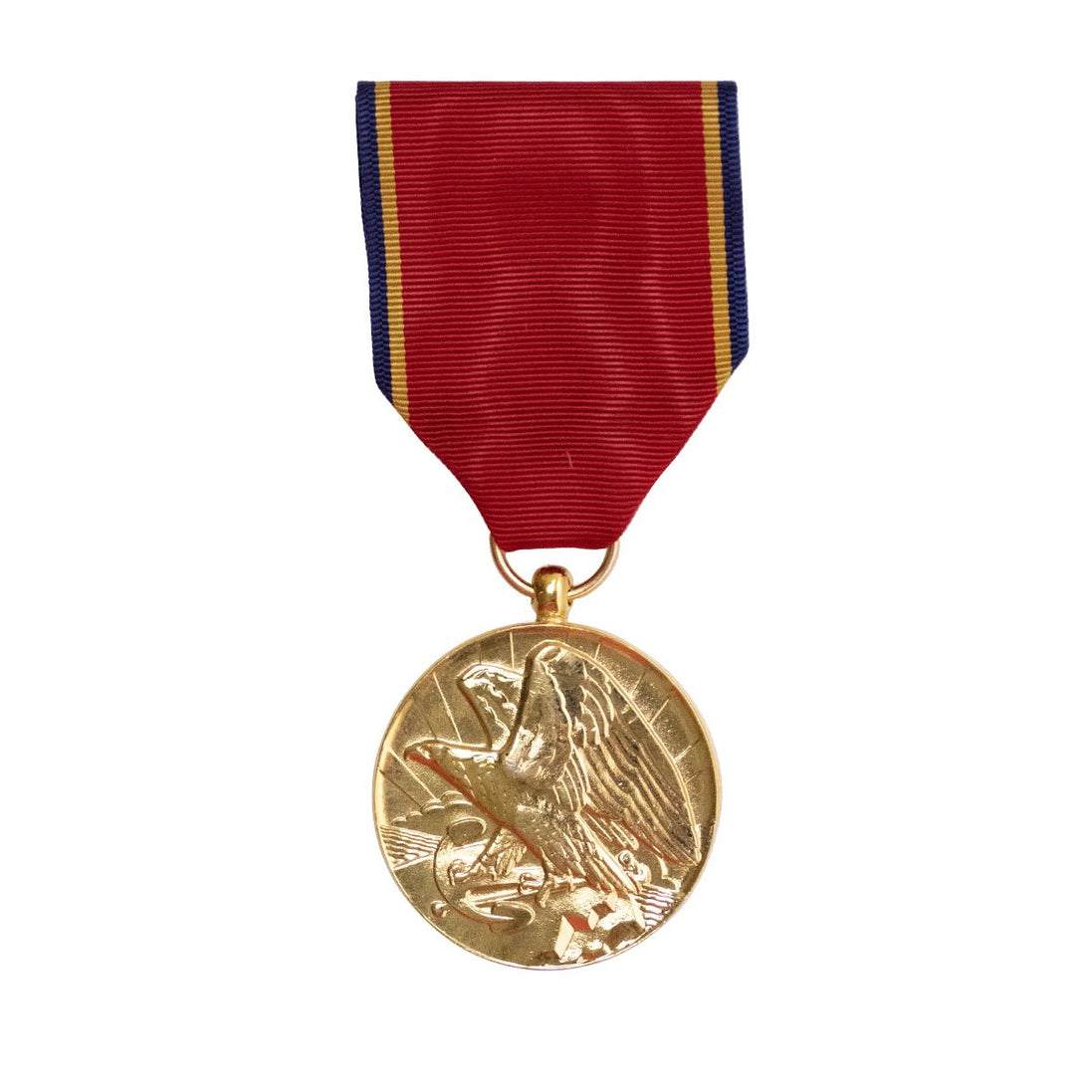 Full Size Medal: Navy Reserve - 24k Gold Plated - Hooyah Woodworks LLC