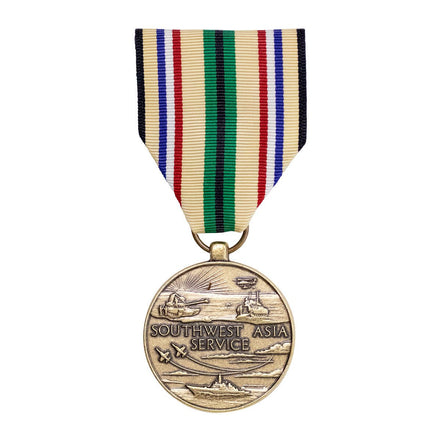 Full Size Medal: Southwest Asia Service - Hooyah Woodworks LLC