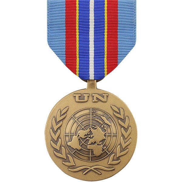 Full Size Medal: United Nations Advance Mission In Cambodia - Hooyah Woodworks LLC
