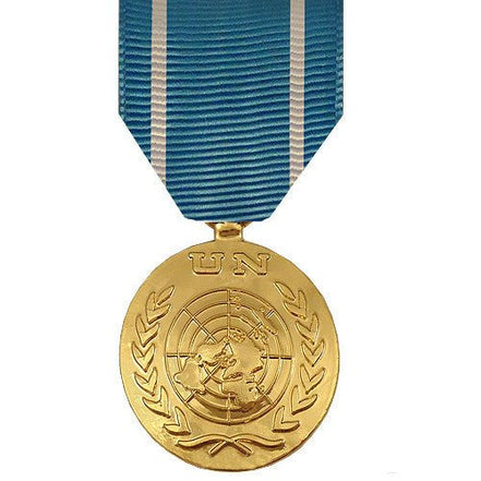 Full Size Medal: United Nations Observer - 24k Gold Plated - Hooyah Woodworks LLC