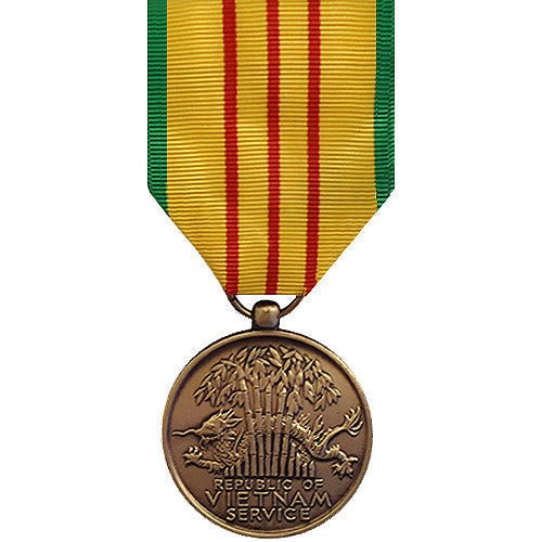 Full Size Medal: Vietnam Service - Hooyah Woodworks LLC