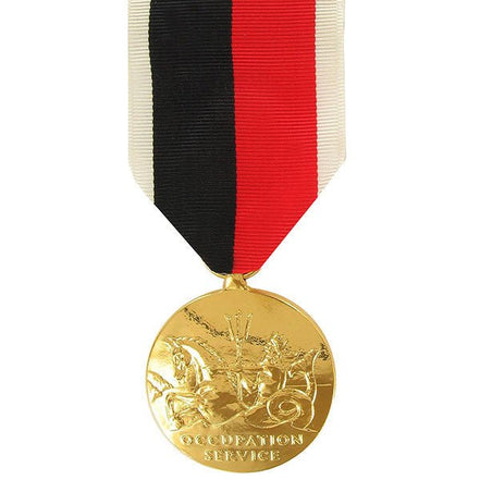 Full Size Medal: WWII Occupation Marine Corps - 24k Gold Plated - Hooyah Woodworks LLC