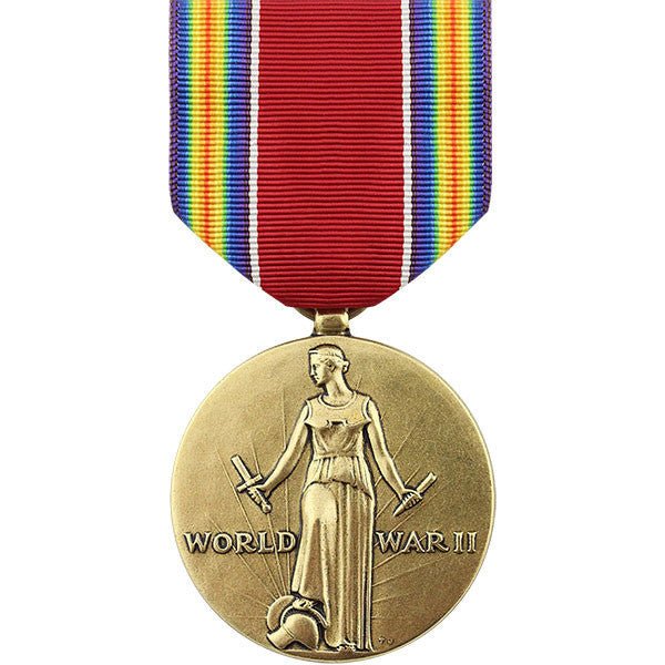 Full Size Medal: WWII Victory - Hooyah Woodworks LLC