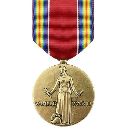 Full Size Medal: WWII Victory - Hooyah Woodworks LLC