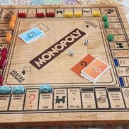 Personalized 23-inch wood strategy board game — Hooyah Woodworks