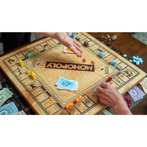 Personalized 23-inch wood strategy board game — Hooyah Woodworks