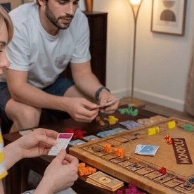 Custom wooden board game with engraved family names — Hooyah Woodworks