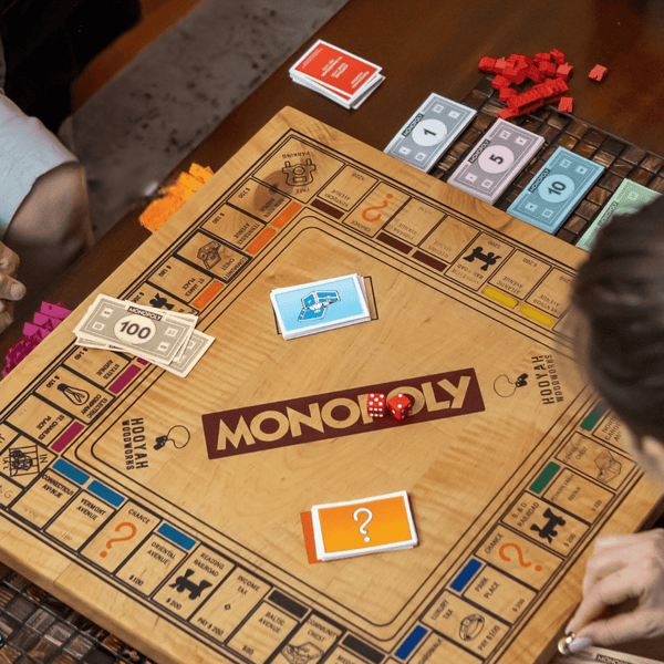 Heirloom / Luxury CUSTOM Monopoly board - Hooyah Woodworks LLC