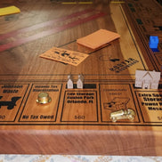 Personalized 23-inch wood strategy board game — Hooyah Woodworks