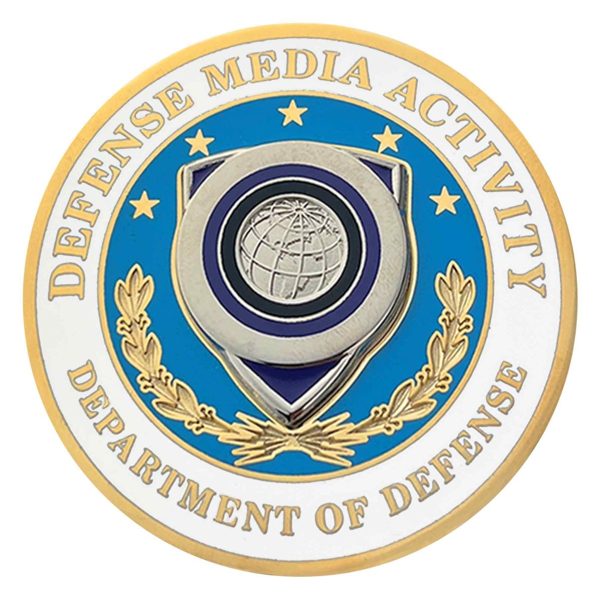 Identification Badge: Defense Media Activity- regulation - Hooyah Woodworks LLC