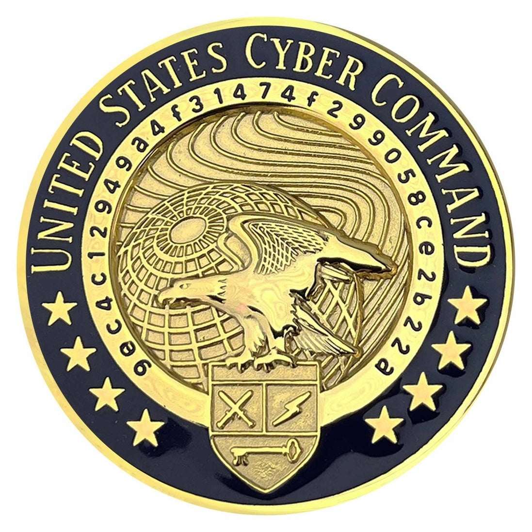 Identification Badge: United States Cyber Command - Hooyah Woodworks LLC