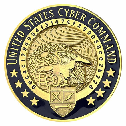 Identification Badge: United States Cyber Command - Hooyah Woodworks LLC