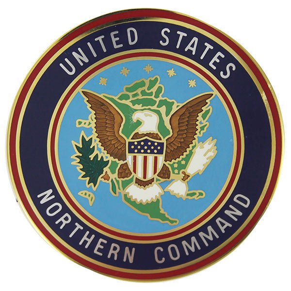 Identification Badge United States Northern Command: Large - Hooyah Woodworks LLC