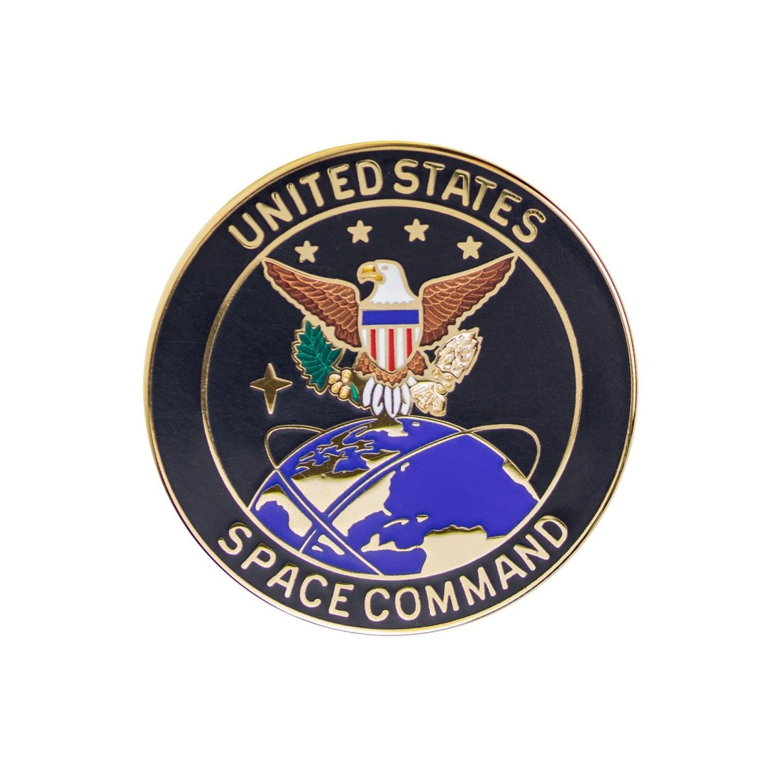 Identification Badge: US Space Command- regulation - Hooyah Woodworks LLC