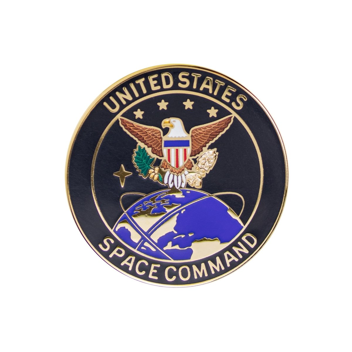 Identification Badge: US Space Command- regulation - Hooyah Woodworks LLC