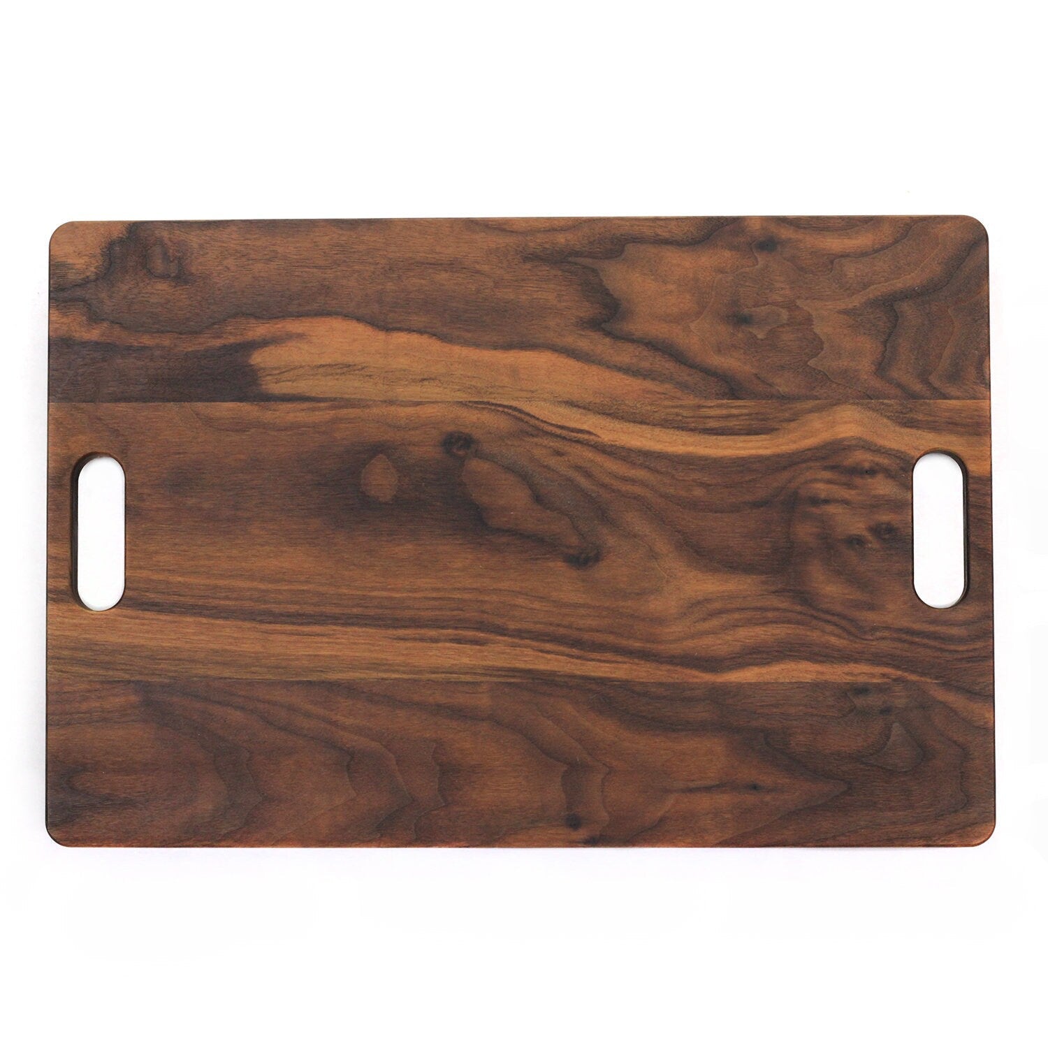 Father’s Day Butcher's Guide Custom Cutting Board, 18" x 12" Walnut Cutting Board, Juice Groove, Serving Tray, Gift for Dad, Made in the USA - Hooyah Woodworks LLC