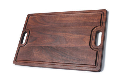 Father’s Day Butcher's Guide Custom Cutting Board, 18" x 12" Walnut Cutting Board, Juice Groove, Serving Tray, Gift for Dad, Made in the USA - Hooyah Woodworks LLC