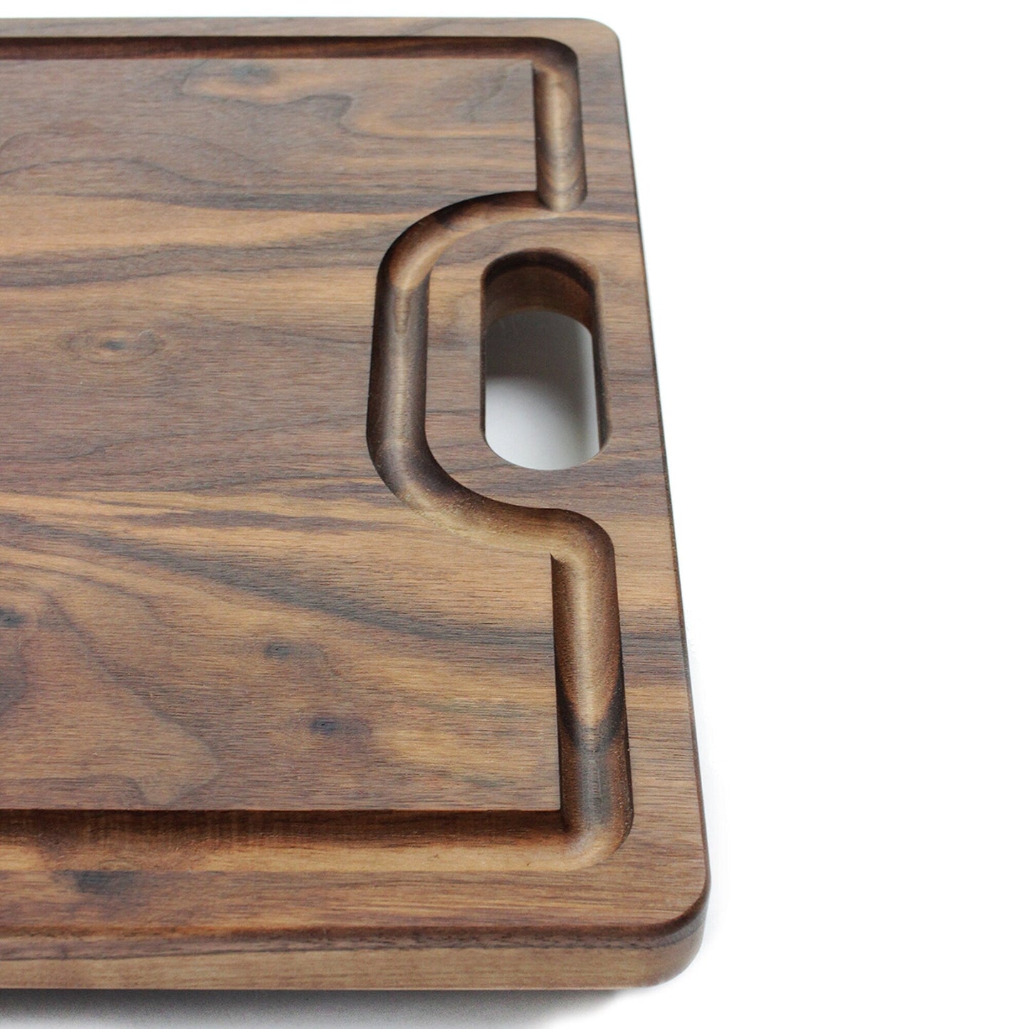Father’s Day Butcher's Guide Custom Cutting Board, 18" x 12" Walnut Cutting Board, Juice Groove, Serving Tray, Gift for Dad, Made in the USA - Hooyah Woodworks LLC