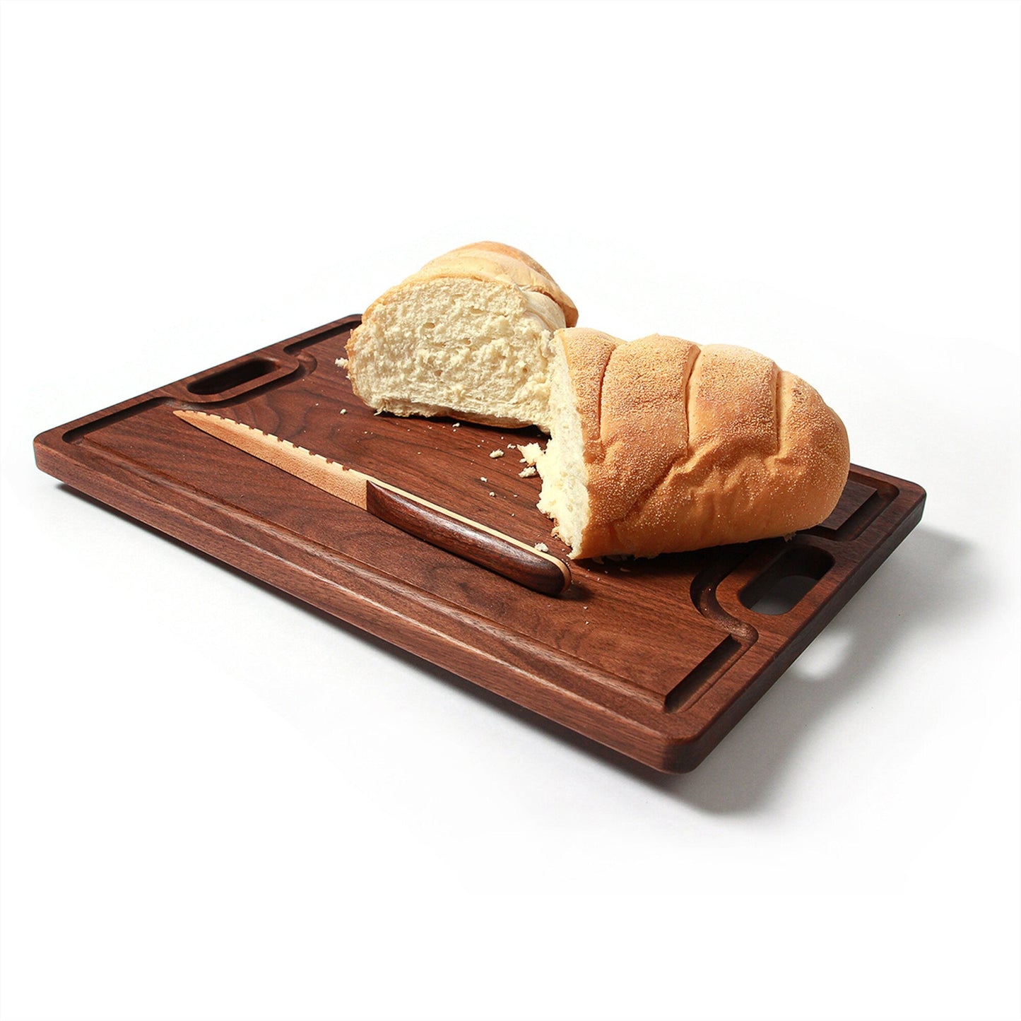Father’s Day Butcher's Guide Custom Cutting Board, 18" x 12" Walnut Cutting Board, Juice Groove, Serving Tray, Gift for Dad, Made in the USA - Hooyah Woodworks LLC