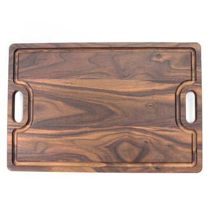 Father’s Day Butcher's Guide Custom Cutting Board, 18" x 12" Walnut Cutting Board, Juice Groove, Serving Tray, Gift for Dad, Made in the USA - Hooyah Woodworks LLC